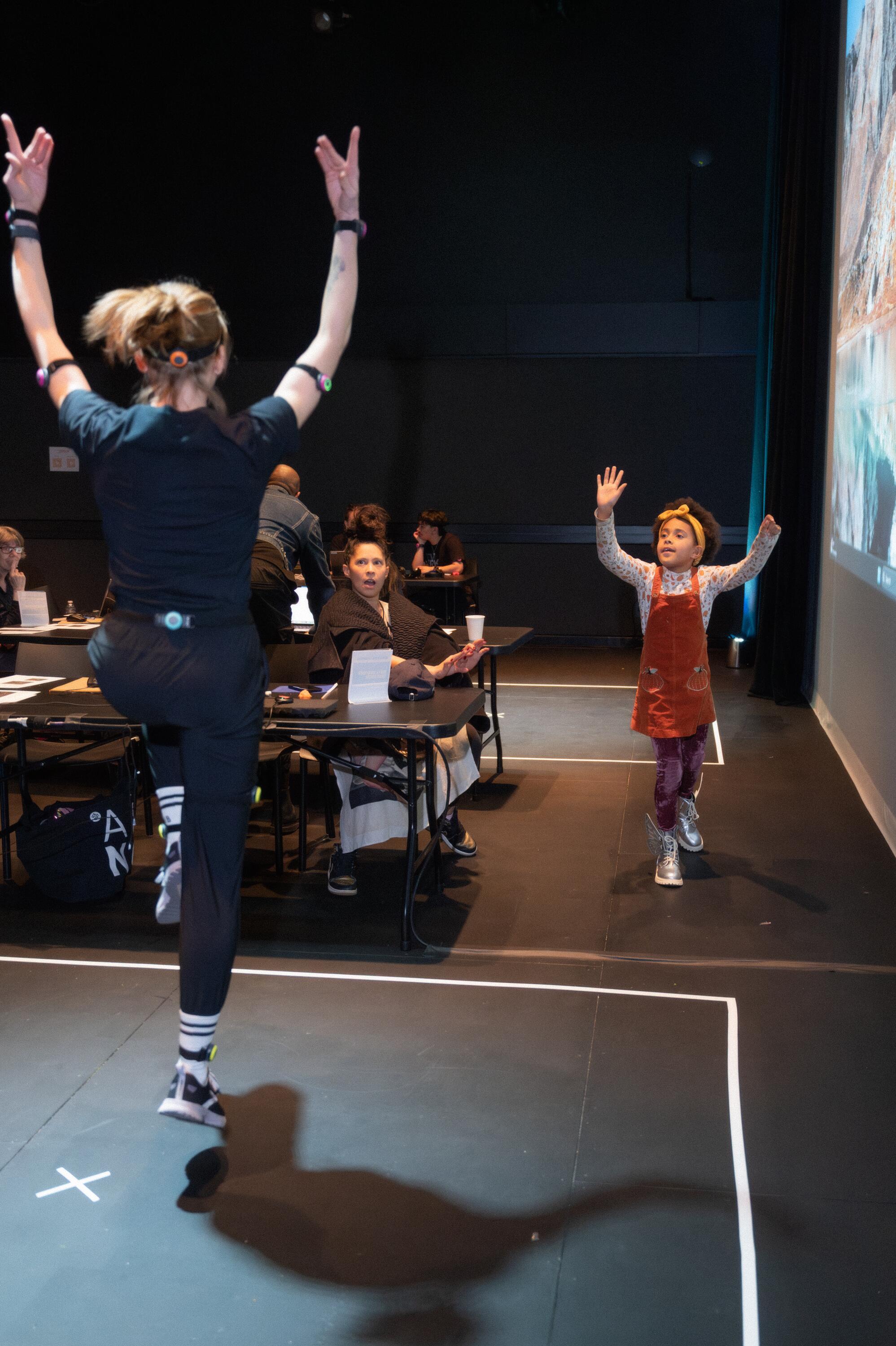 Motion capture recording session